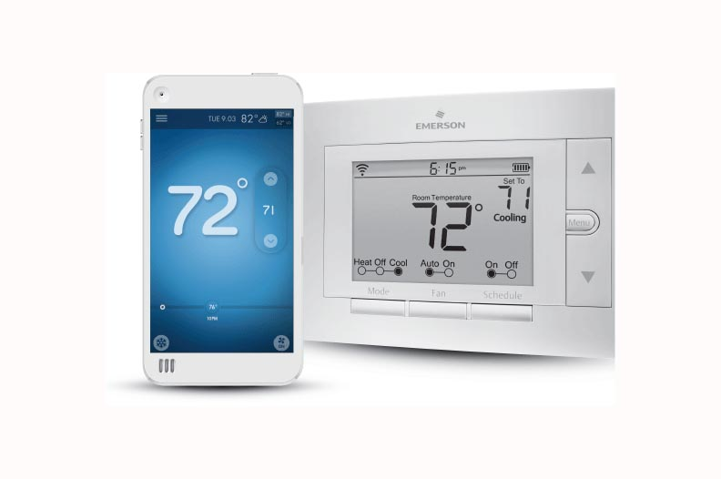 The Sensi programmable WiFi thermostat