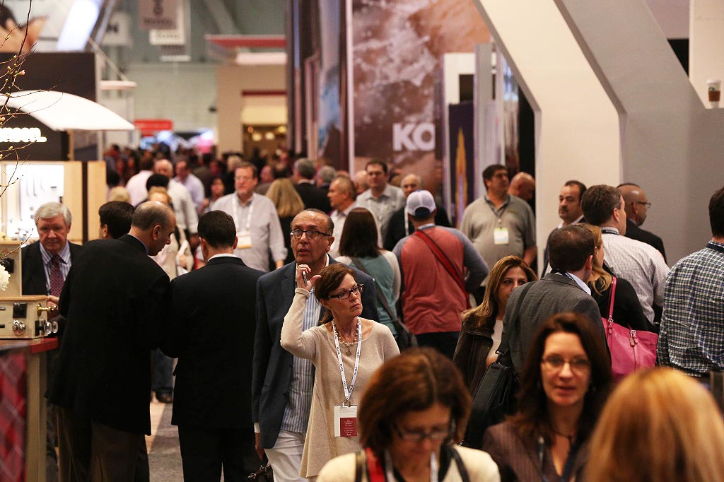 Attendees walk the floor at KBIS 2015