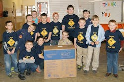 A donation from Mansfield helped boost this cub scout pack39s charity auction A donation from Mansfield helped boost this cub scout pack39s charity auction