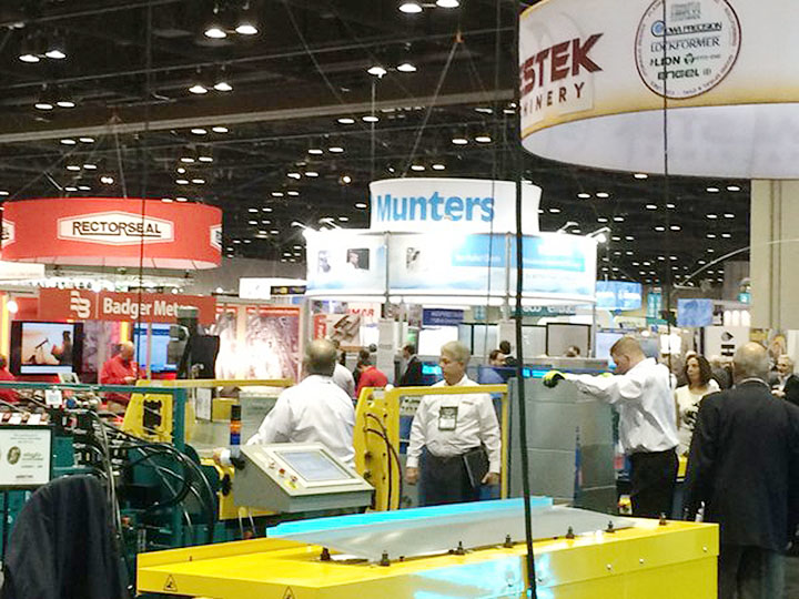 A shot of the show floor from AHR 2016