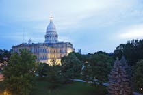 The Michigan state capitol in Lansing.