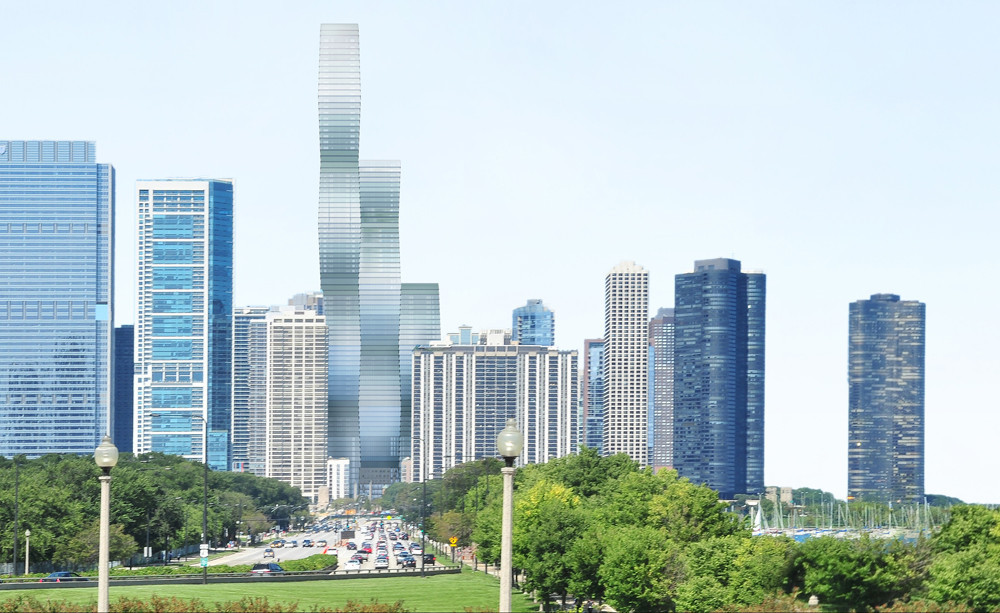 A computer rendering of the Wanda Vista hotel and condo project