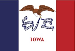 The state flag of Iowa The state flag of Iowa