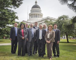 The PMI delegation at the California State Capitol The PMI delegation at the California State Capitol