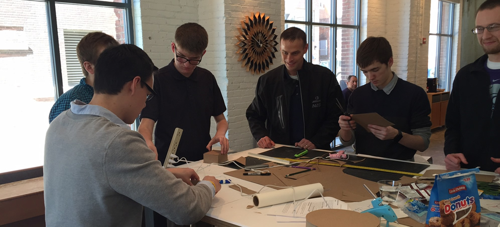 Students in Kansas City participating in the ACE Mentor Program