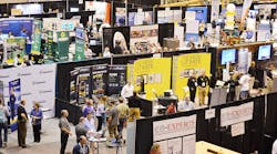 A shot of the exhibit hall at Comfortech 2015.