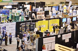 A shot of the exhibit hall at Comfortech 2015 A shot of the exhibit hall at Comfortech 2015
