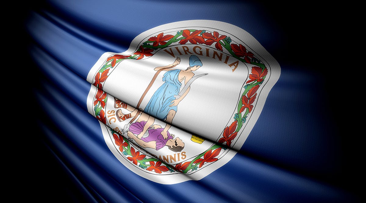 State flag of Virginia.