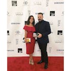 Product designers Gabriela Ravassa and Greg Reinecker from DXV by American Standard attended the August 17 2016 IDSA International Design Excellence Awards and accept the Silver Award for their Companyrsquos 3D printed metal residential faucet collection