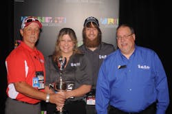 Members of the Mr Rooter Plumbing of San Antonio crew with the Rookie of the Year Award Members of the Mr Rooter Plumbing of San Antonio crew with the Rookie of the Year Award