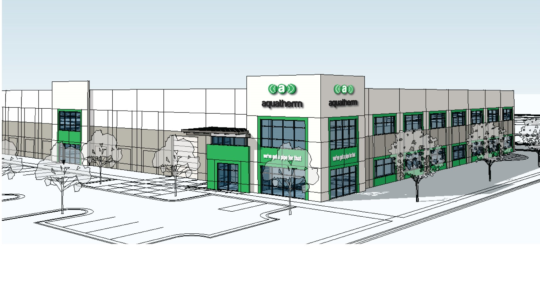 An artist39s rendering of the new building