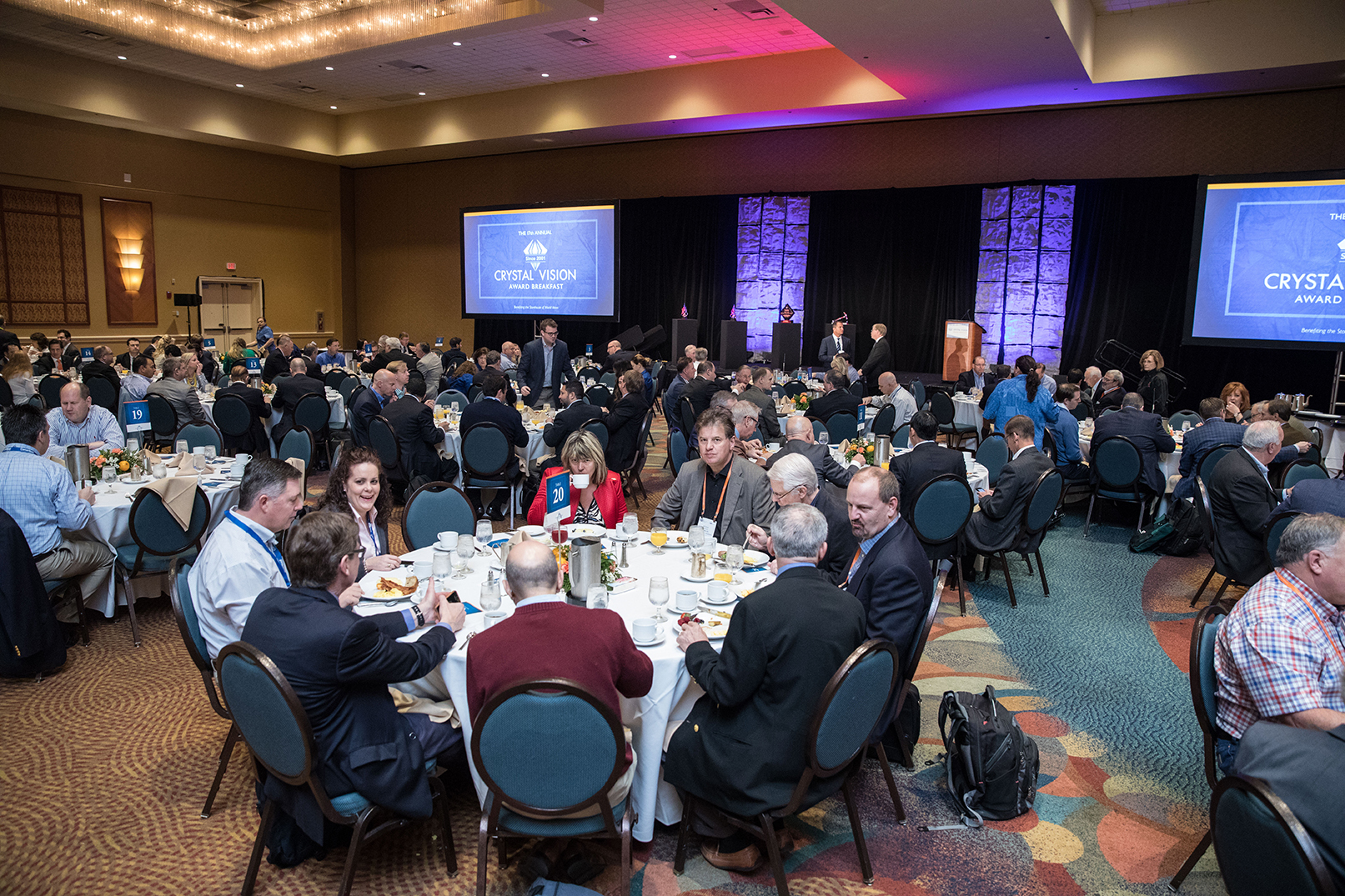 Attendees at the Crystal Vision Awards breakfast