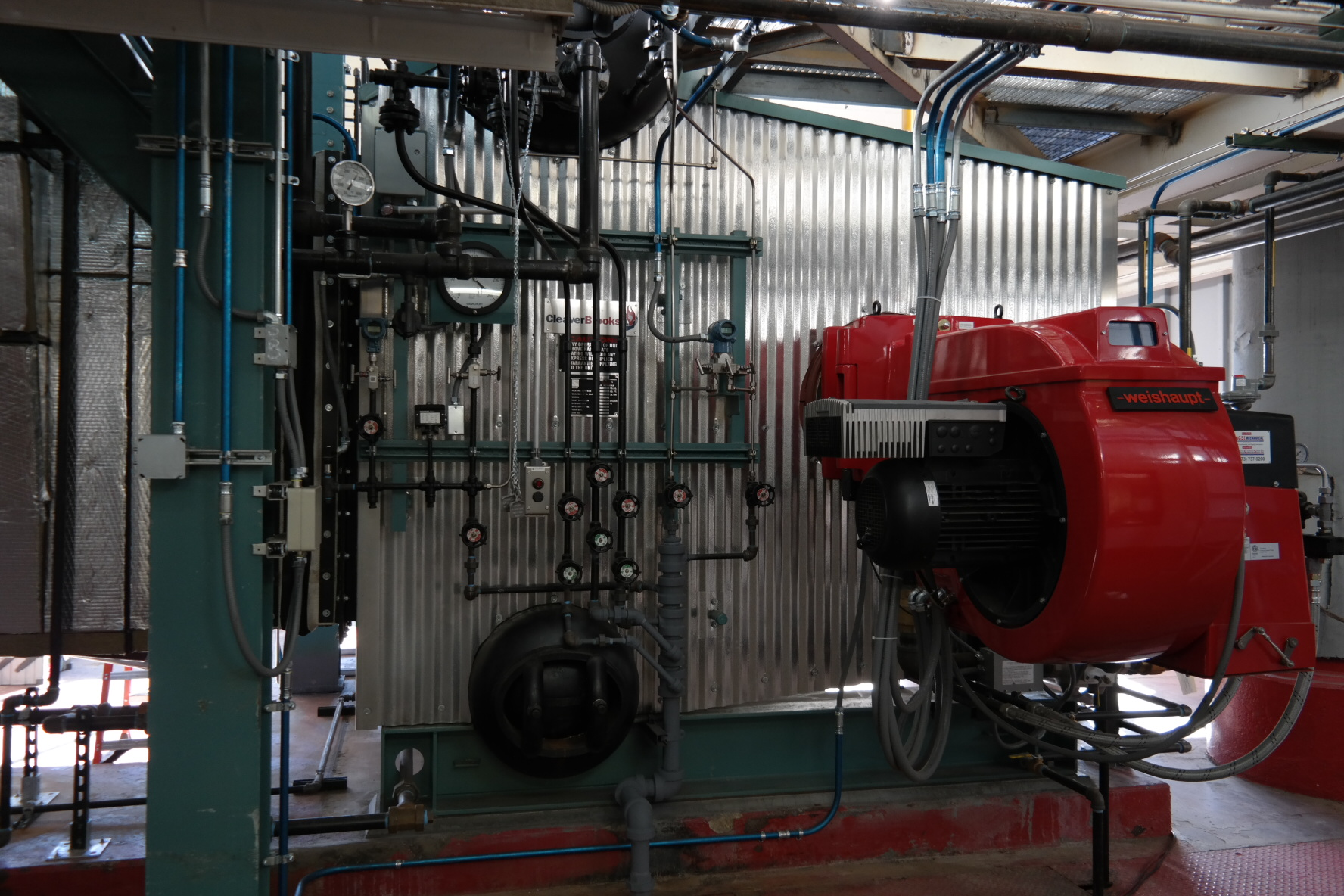 On a recent project American Combustion Service Inc installs a new boiler as a way to help a local hospital save on its energy costs