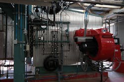 On a recent project American Combustion Service Inc installs a new boiler as a way to help a local hospital save on its energy costs On a recent project American Combustion Service Inc installs a new boiler as a way to help a local hospital save on its energy costs