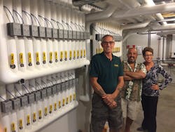 Pete quotThe Heatquot Evangelista center with a section of his awardwinning system Pete quotThe Heatquot Evangelista center with a section of his awardwinning system