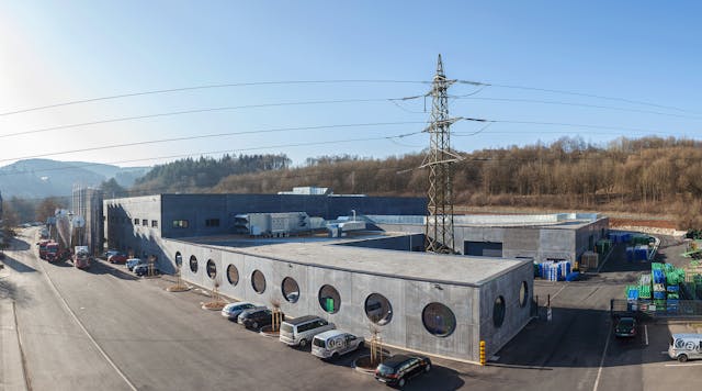 The new production facility at the Aquatherm headquarters campus in Attendorn, Germany.