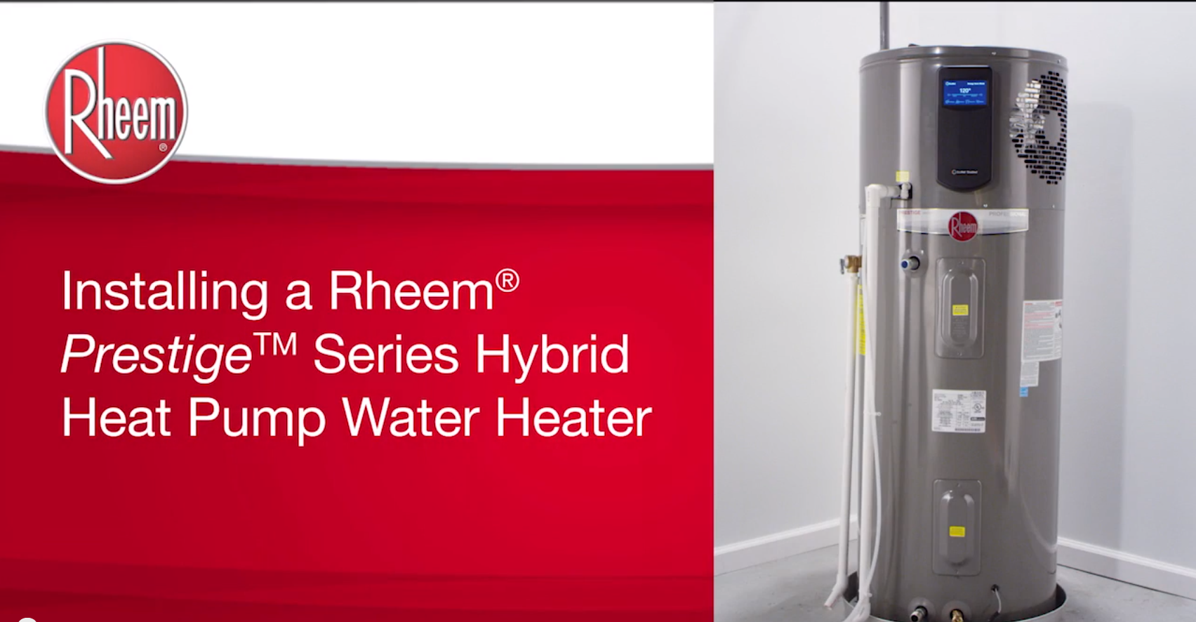 Installing The Rheem® Hybrid Water Heater Contractor