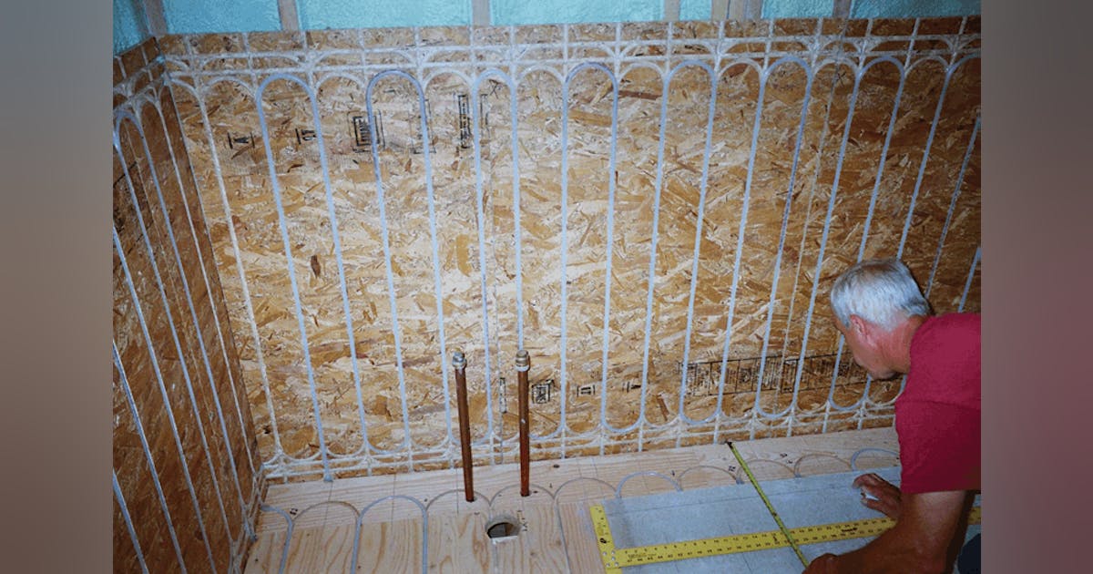 Hydronic Radiant Wall Heating Still The Greatest Trade Secret In U S Contractor - How To Install Radiant Wall Heating