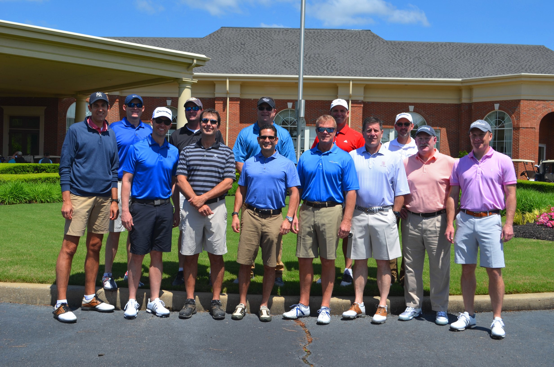 Golfers at the Ridgeway Country Club for the Conway Services Charity Classic benefiting the Juvenile Diabetes Research Foundation JDRF West TN Chapter