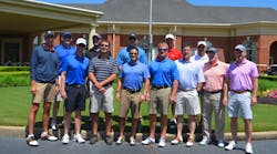 Golfers at the Ridgeway Country Club for the Conway Services Charity Classic benefiting the Juvenile Diabetes Research Foundation (JDRF) West TN Chapter.