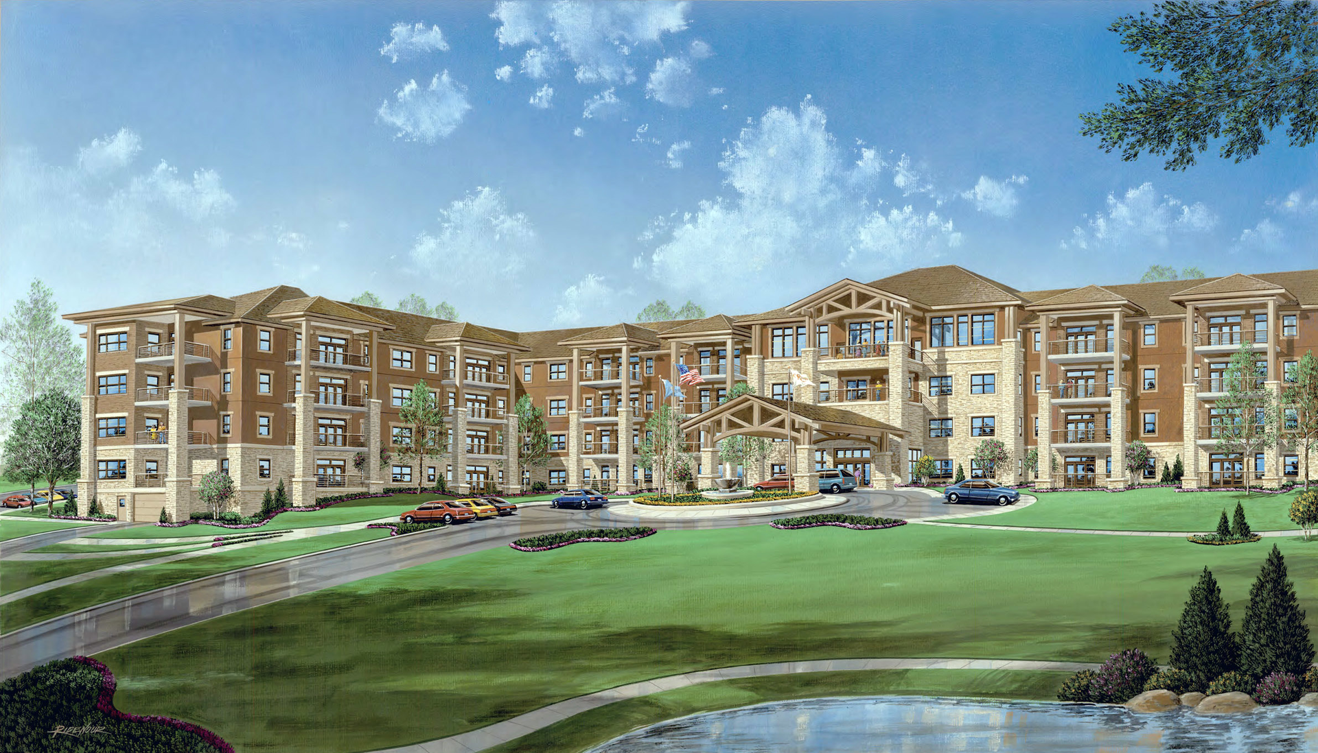 Artist39s conception for The Ranch a new 58 million Epworth Living retirement community in Stillwater OK