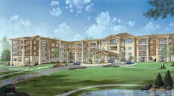 Artist&apos;s conception for The Ranch, a new $58 million Epworth Living retirement community in Stillwater, OK.