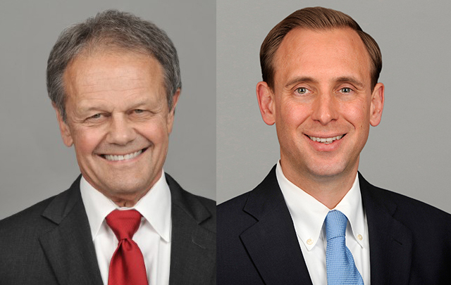 Warren Nelson left and Collin Cook