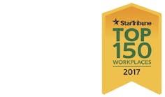 This is the fifth year in a row Uponor North America has been recognized as a Star Tribune Top 150 Workplace.