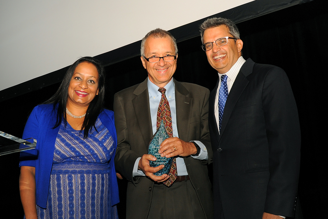 Radhika Fox CEO of US Water Alliance, Davor Grgic from Kohler, and Snehal Desai from Dow Water & Process Solutions
