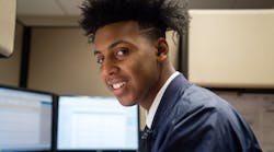 Javon Roberts, junior at Memphis Catholic High School and intern at ARS with the &ldquo;Education that Works&rdquo; program.