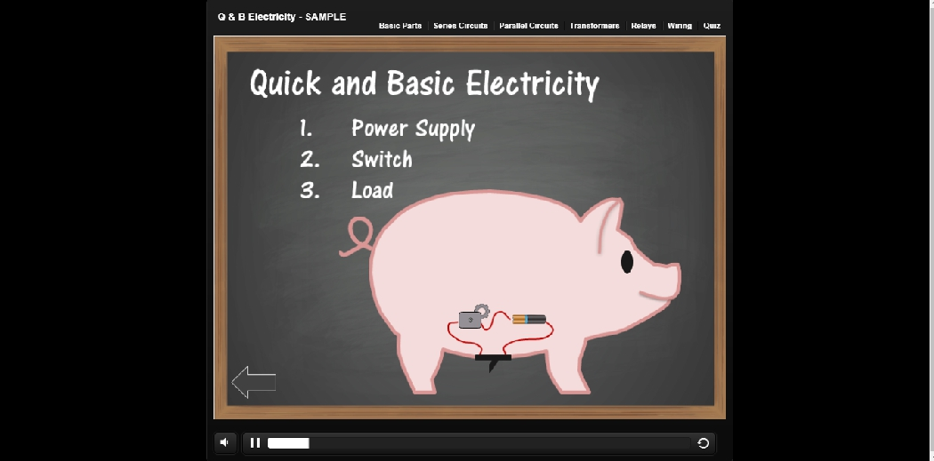 Carol Fey electricity pig