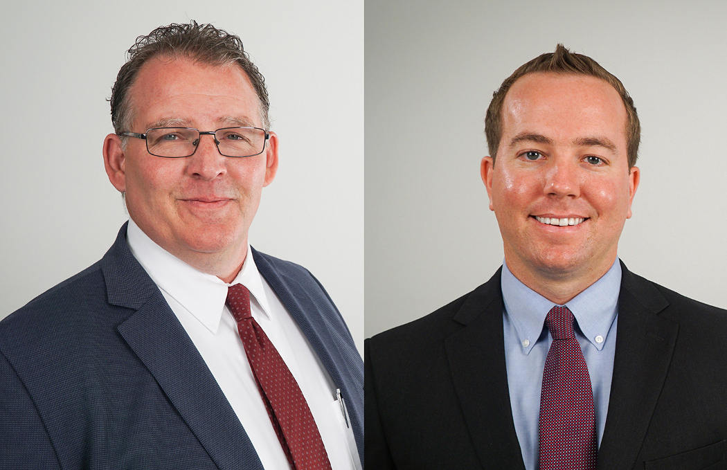 NexTech Academy training coaches Jeff Atwell (left) and Brett Sumpter.