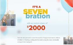 WaterFurnace SEVENbration event WaterFurnace SEVENbration event