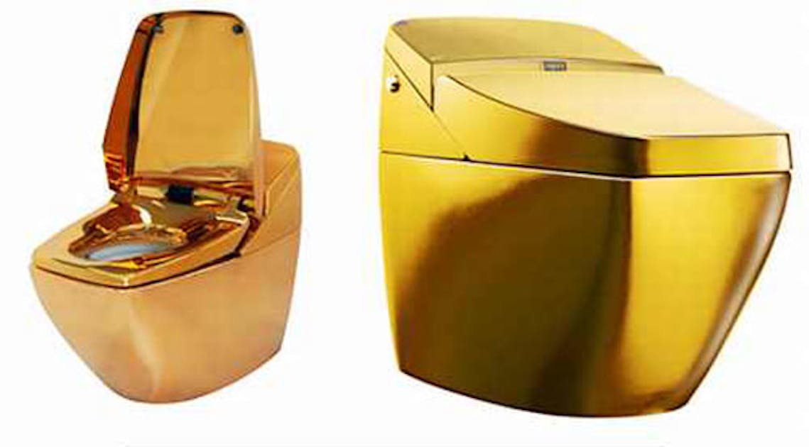 Billionaire Bathroom Tissues : 22 Carat Gold Toilet Paper