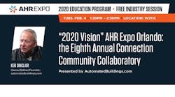 Just one of the several free education sessions available at AHR Expo 2020.