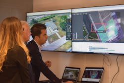 Mani Golparvar from Reconstruct demonstrates cutting-edge visual progress tracking solutions. Mani Golparvar from Reconstruct demonstrates cutting-edge visual progress tracking solutions.