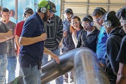 The company is focused on recruiting high school students and providing them 100 percent paid trades training both in school and on the job.
