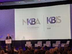NKBA CEO Bill Darcy speaks to a packed room at Design and Construction Week. NKBA CEO Bill Darcy speaks to a packed room at Design and Construction Week.