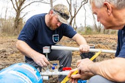 Well installation was facilitated by Noland Supply and Creason & Sons Well Service Inc. Well installation was facilitated by Noland Supply and Creason & Sons Well Service Inc.