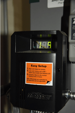 The boiler was supplied with a Hydrolevel Hydrostat. The boiler was supplied with a Hydrolevel Hydrostat.