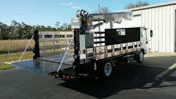 Specialty vehicles (like this flatbed) are an important part of KCL Plumbing&rsquo;s business model.