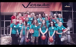 High school students featured in one of Victaulic's latest videos. High school students featured in one of Victaulic's latest videos.