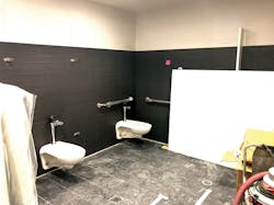 To promote water conservation in PCL Minneapolis’s new office facility, the bathrooms were equipped with low-flow flushometers on its toilets and urinals. To promote water conservation in PCL Minneapolis’s new office facility, the bathrooms were equipped with low-flow flushometers on its toilets and urinals.