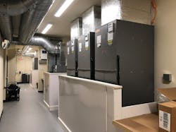 VRF units can be situated either outdoors (as shown above)… …or indoors, depending on the application. VRF units can be situated either outdoors (as shown above)… …or indoors, depending on the application.