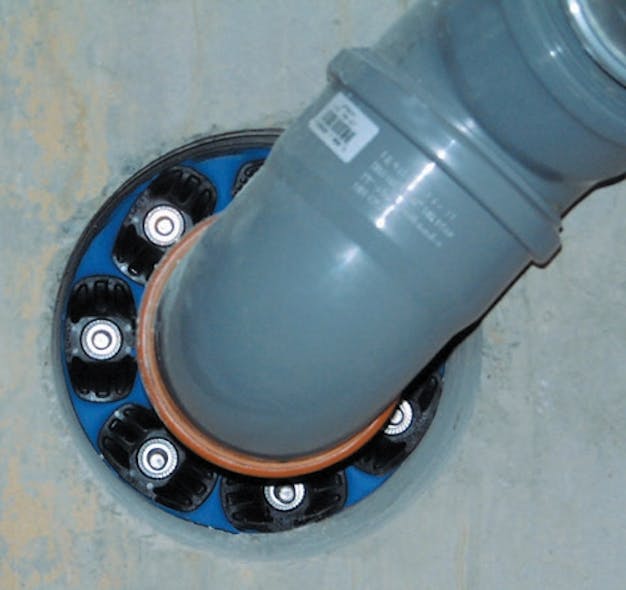 One version of link seal for use with C-PVC penetrations.