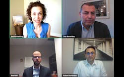 Rachel Hanfing (top left) leads a group discussion during her session, The Language of Leadership. Rachel Hanfing (top left) leads a group discussion during her session, The Language of Leadership.