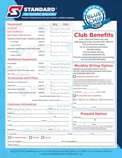 An example of a Service Club agreement. Clubs should be named (&ldquo;Blue Chip&rdquo;) and have dedicated support.