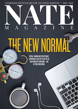 The NATE Magazine November 2020 Issue cover image