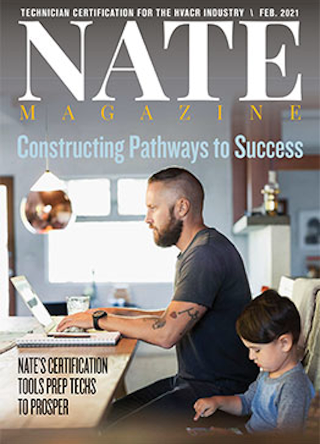 The NATE Magazine February 2021 Issue cover image