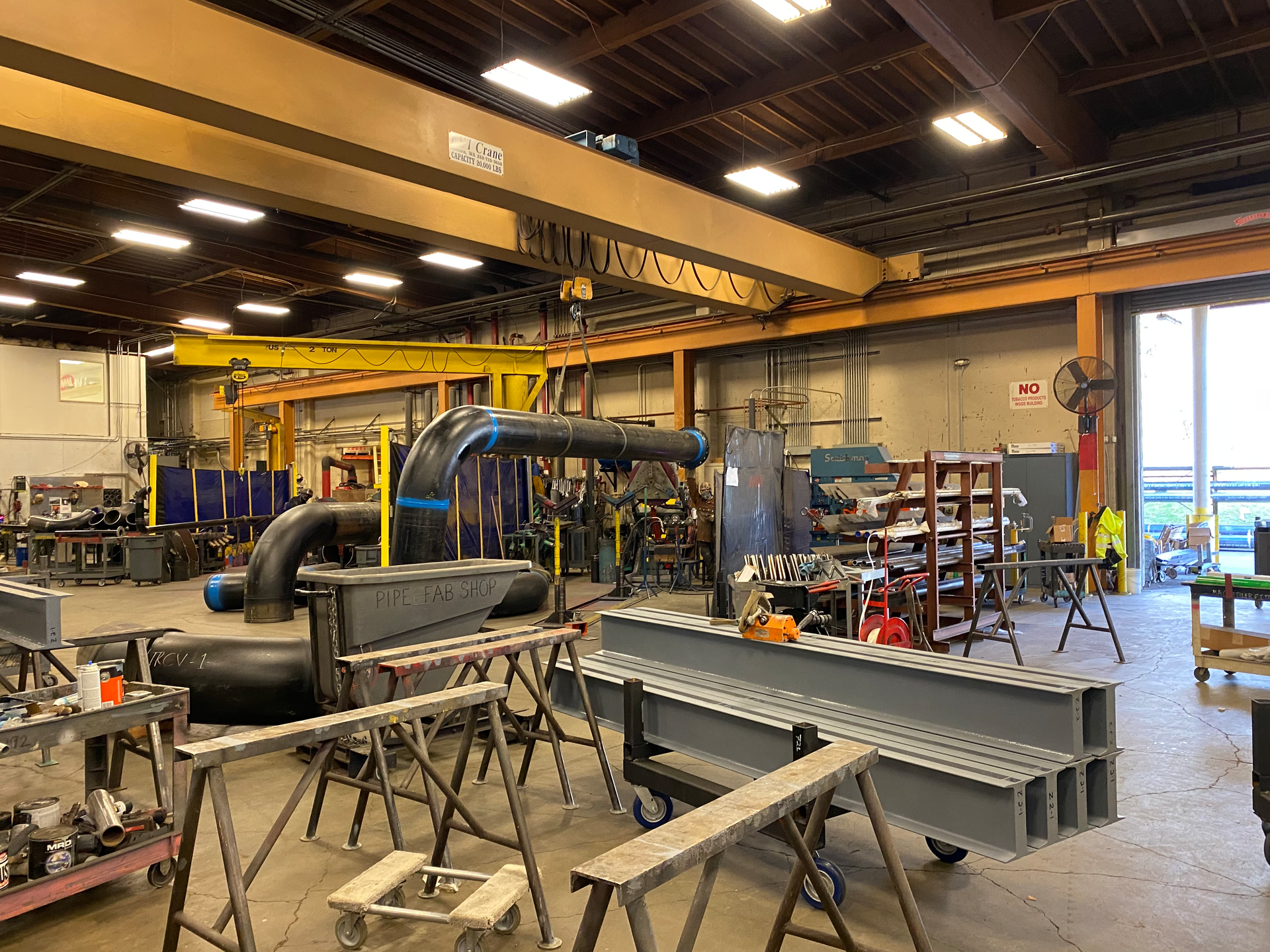 Part of the fab shop at MacDonald-Miller.